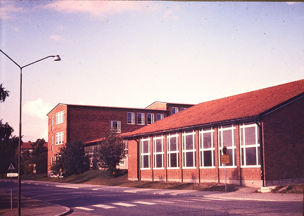 Österängsskolan, gymnastikhuset, uppfört 1957.