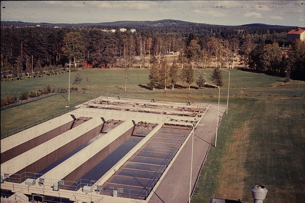 Reningsverket vid Göviken, färdigt 1968
