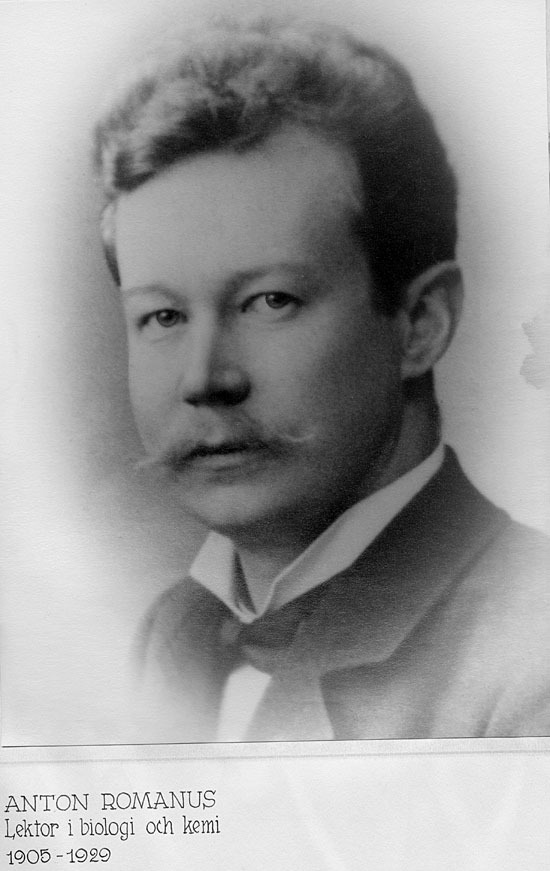 Anton Romanus Lektor i biologi och kemi 1905-1929