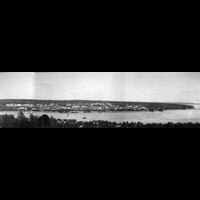 FGÖ 1624 - Panorama över Östersund från Frösön, 1910 - 1911.