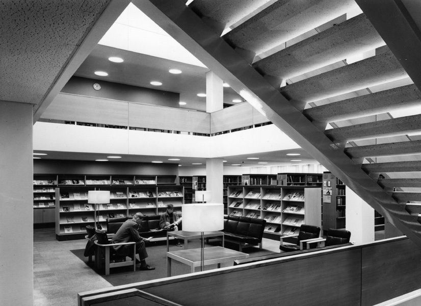 Solb 1978 99 53 - Solna stadsbibliotek, plan 1