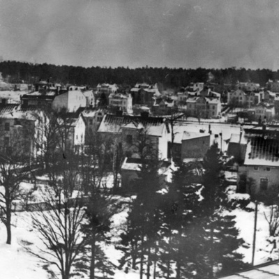 Solb 1983 22 6 - Vy över Huvudsta, 1951