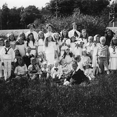 Solb 1978 159 6 - Skolklass från Råsunda Elementarskola