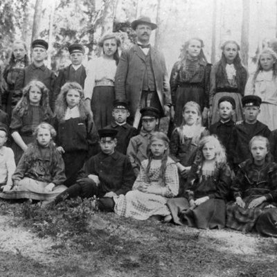 Solb 1980 55 1 - Skolklass från Haga skola, 1911