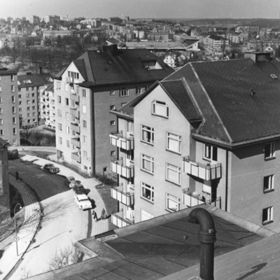 Solb 1978 97 263 - Från kv. Opalen Hannebergsgatan västerut, 1960-tal