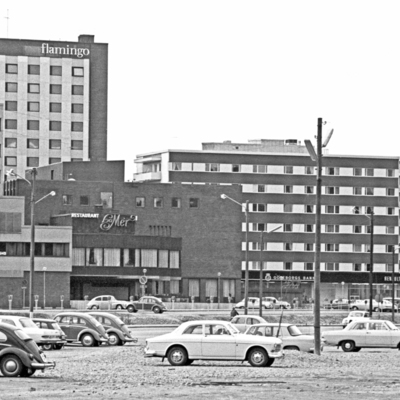 Solb 2019 07 03 - Solna Centrum från Solnavägen, 1960-tal