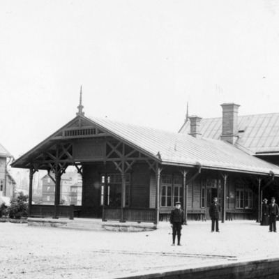 Solb 2011 05 173 - Järnvägsstation i Huvudsta, ca 1910