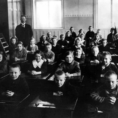 Solb 1979 61 1 - Skolklass i Centralskolan, 1910-tal