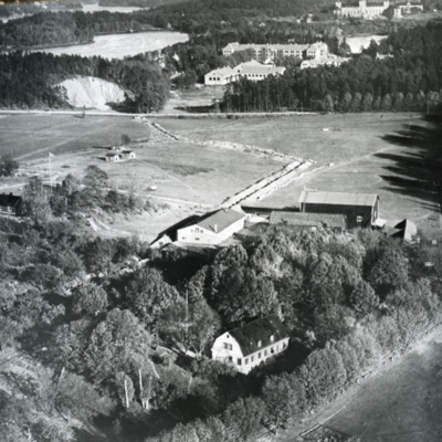 Solb 2013 10 23 - Flygbild över Lilla Frösunda och Frösundavik, omkring 1922