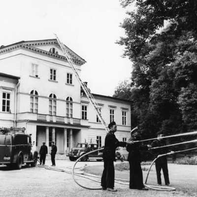 Solb 1978 97 3 - Haga slott, brandövning, 1957