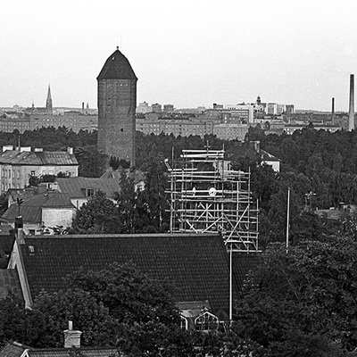 Solb 2019 14 08 - Vy från Södra Långgatan, 1965