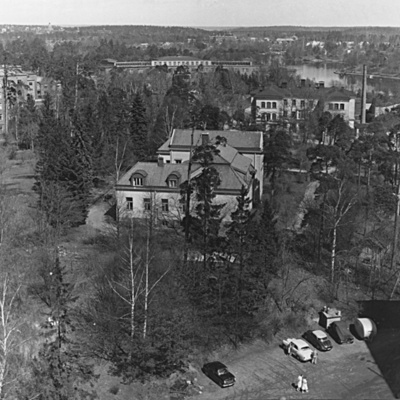 Solb 1978 97 468 - Vy mot Eugeniahemmet och Brunnsviken, 1958