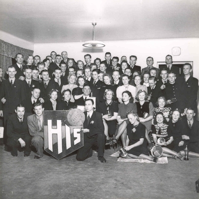 Solb HD 1531 - Klubbfest hos Hagalunds IS, 1943