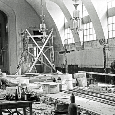Solb 2018 07 05 - Restaurering av Hagalunds kyrka, 1965