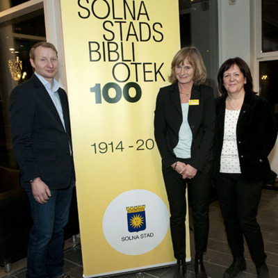 Solb 2014 06 01 - Solna stadsbibliotek firar 100 år