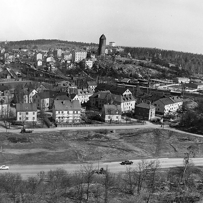 Solb 2019 24 01 - Panorama mot Rudviken och Hagalund, 1957