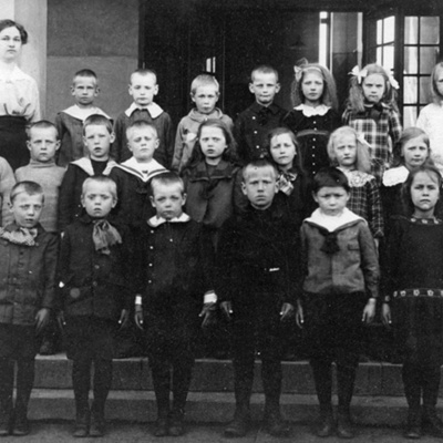 Solb 1983 11 3 - Klass i Centralskolan, ca 1914
