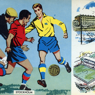 Solb 2020 12 15 - VM i fotboll 1958, vykort