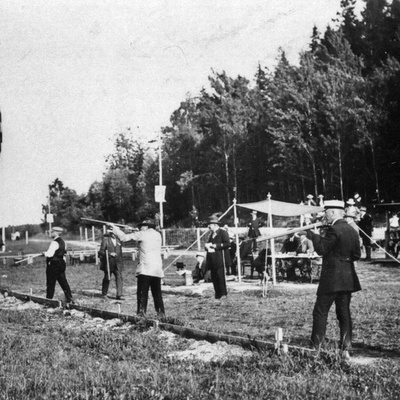 Solb 2003 2 8 - Skytteståndet vid Råsunda, Olympiska spelen, 1912