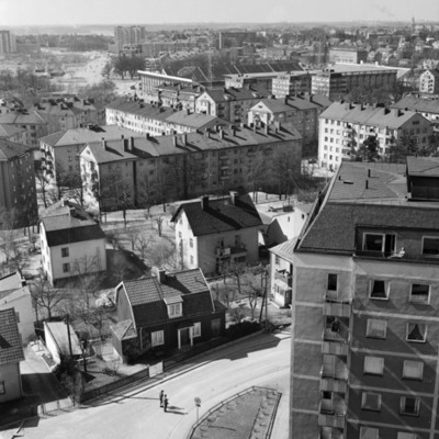 Solb 2012 01 69 - Vy mot Vasavägen, 1962