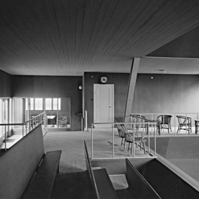 Solb 1988 44 113 - Interiör i tennishallen, Råsunda