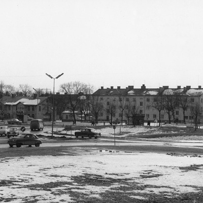 Solb 1987 19 4 - Vy mot rondellen vid Enköpingsvägen, 1962