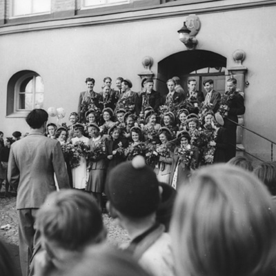 Solb 1978 86 24 - Realexamen i Råsunda skola, år 1944