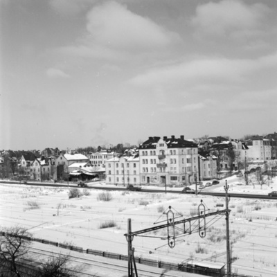 Solb 2012 18 05 - Vy mot Sundbybergsvägen, 1962