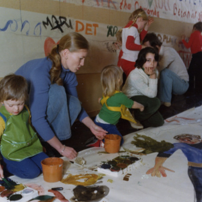 Solb 1978 99 32 - Barnens dag på Solna stadsbibliotek, 1975