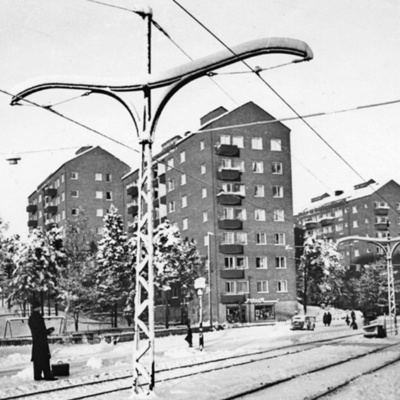 Solb 1996 20 151 - Råsunda Västra spårvägshållplats