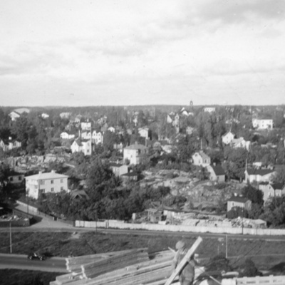 Solb 2013 02 107 - Vy mot Västra vägen och Hagalund, 1950