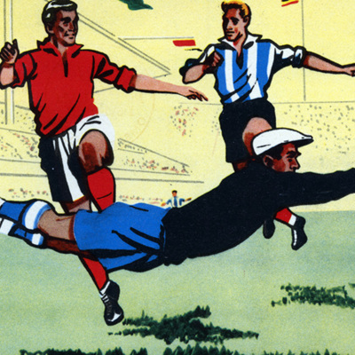 Solb 2020 12 16 - VM i fotboll 1958, vykort
