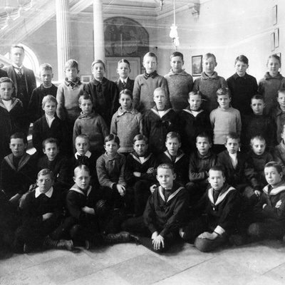 Solb 1994 5 2 - Skolklass i Haga skola, 1910-tal