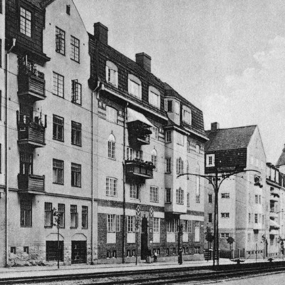 Solb 1988 44 69 - Stockholmsvägen med kv. Granen och Lönnen, 1910-tal
