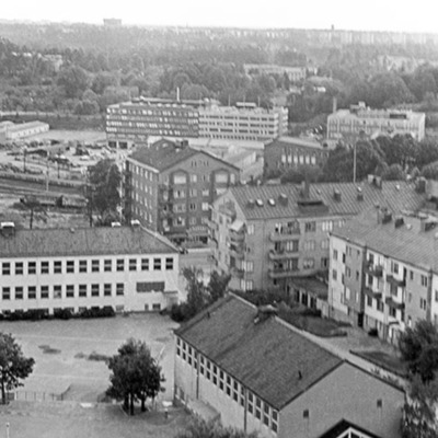 Solb 2023 14 09 - Hagalunds skola och Klövervägen, 1965