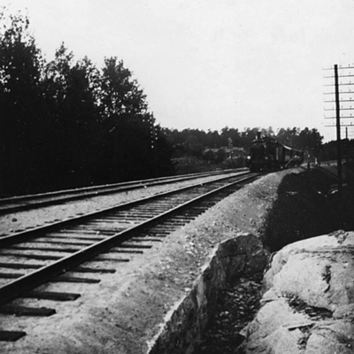 Solb 1994 11 2 - Järnväg vid Överjärva gård omkring år 1900