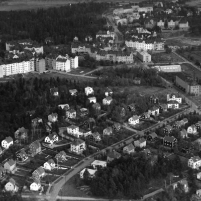 Solb 1978 24 5 - Flygfoto över Råsunda, 1930-tal