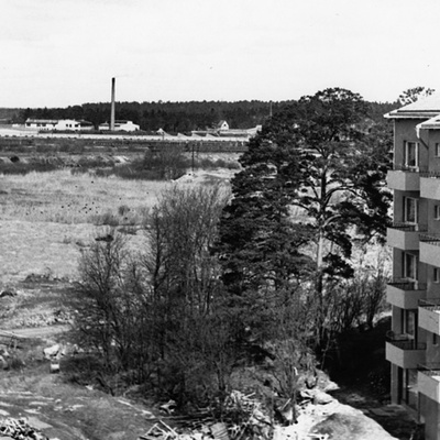 Solb 1996 20 228 - Från Vintervägen mot SJ Hagalund Övre