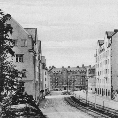 Solb 1978 17 34 - Från Trappgränd mot Stråket, 1910-tal
