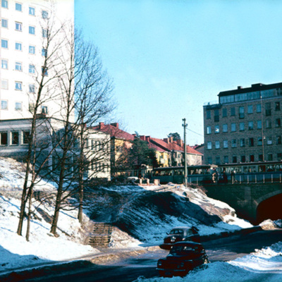 Solb 2023 05 02 - Viadukten vid Östervägen, 1950-tal
