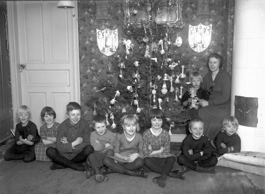 Julkalas år 1923 i Högstorp. Sven Rosenlöf f 19...