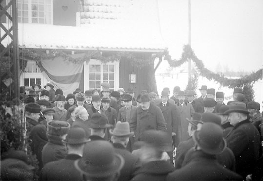Invigning av Eksjö-Österbymo Järnväg 1915.