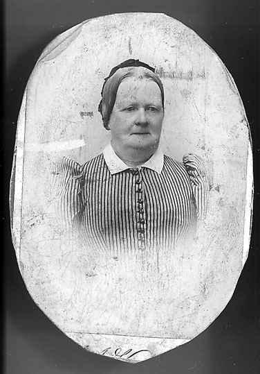 Mormor Hedda Wickelius f. Hedberg 2/8 1822  + 1...