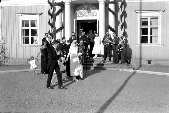 Bröllopsmiddag på Trianon 1924, efter bröllopet...