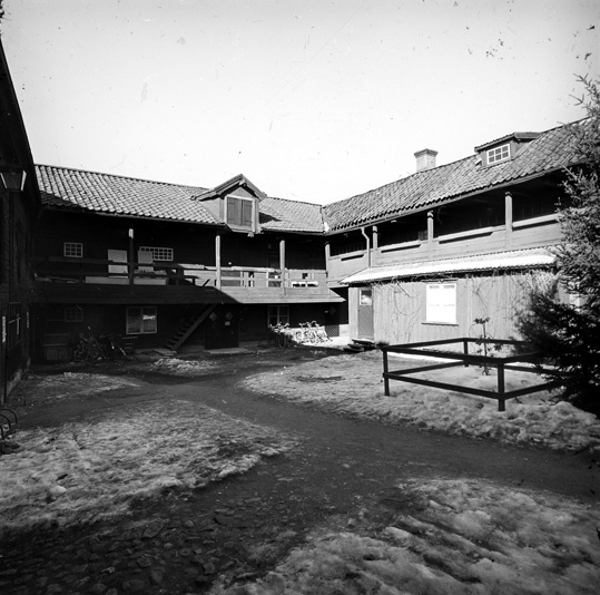 Krusagårdens innergård i Gamla sta'n i Eksjö.