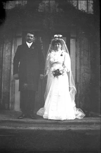 Vid Judit Karlssons i Kråkshult bröllop, 1907.