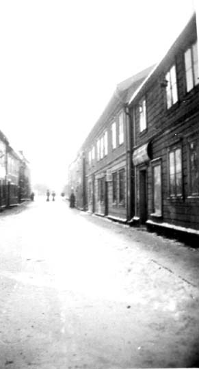 Norra Storgatan mot norr, Eksjö, år 1906-1907.
