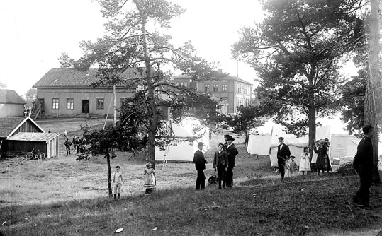 Vy från Ränneslätt 1893.