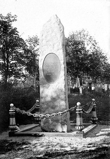 Professor G.W. Sjöstedts gravsten på Edshults k...