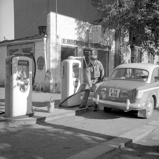 BP bensinstation samt O. Anderssons Bilverkstad...